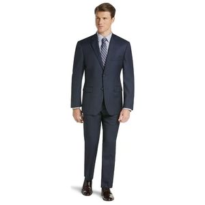 Jos. A. Bank 1905 Collection Tailored Fit Suit with Brr Comfort, Navy
